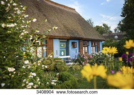Farmhouse in Warthe, Lieper Winkel, Usedom, Germany View Large Photo Image Picture - Farmhouse in Warthe, Lieper Winkel, Usedom, Germany . Fotosearch