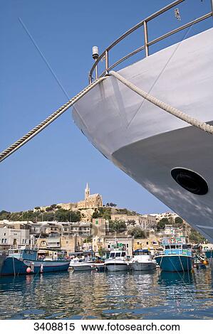 Fishing harbour, Mgarr, Gozo, Malta, low angle view View Large Photo Image Stock Photography - Fishing harbour, Mgarr, Gozo, Malta, low angle view . Fotosearch