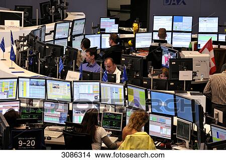 Picture - Frankfurt Exchange, Frankfurt, Germany . Fotosearch