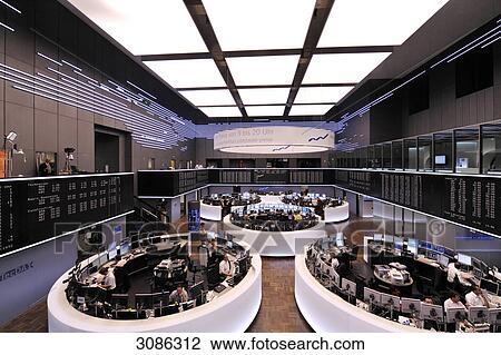 Stock Image - Frankfurt exchange, Frankfurt, Germany . Fotosearch