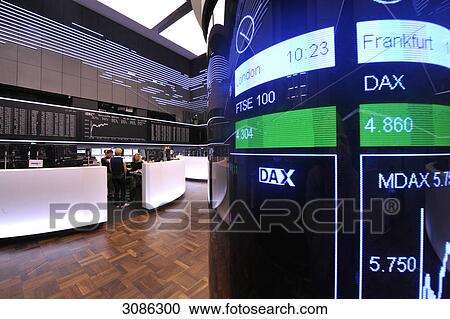 Stock Image - Frankfurt exchange, Germany . Fotosearch