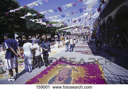 Group of people at decorated market, San Miguel De Allende, Guanajuato, Mexico View Large Photo Image Stock Image - Group of people at decorated market, San Miguel De Allende, Guanajuato, Mexico . Fotosearch