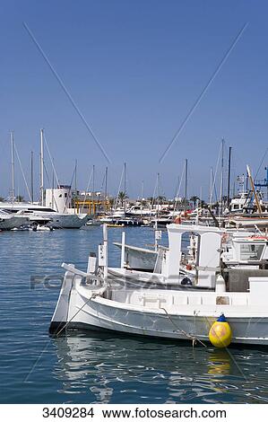Harbour, La Savina, Formentera, Balearic Islands, Spain View Large Photo Image Picture - Harbour, La Savina, Formentera, Balearic Islands, Spain . Fotosearch