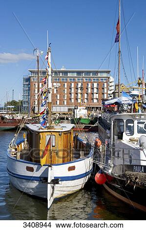 Harbour of Barth, Germany View Large Photo Image Picture - Harbour of Barth, Germany . Fotosearch