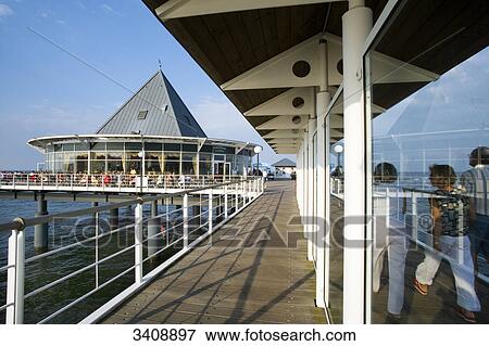 Heringsdorf pier, Usedom, Germany View Large Photo Image Stock Photo - Heringsdorf pier, Usedom, Germany . Fotosearch