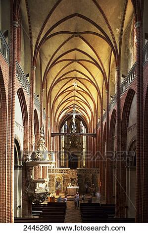 High angle view of people in church, Havelberg, Saxony-Anhalt, Germany View Large Photo Image Stock Image - High angle view of people in church, Havelberg, Saxony-Anhalt, Germany . Fotosearch