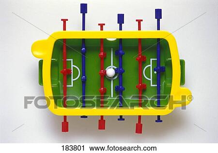 High angle view of table soccer View Large Photo Image Stock Image - High angle view of table soccer . Fotosearch