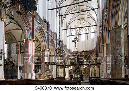 Interior of St. Nikolai Church, Stralsund, Germany View Large Photo Image Stock Image - Interior of St. Nikolai Church, Stralsund, Germany . Fotosearch