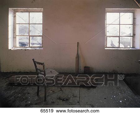 Stock Photo - Interiors of abandoned room . Fotosearch