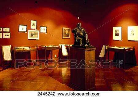 Stock Image - Interiors of museum, Elisabethenburg, Meiningen, Thuringia, Germany . Fotosearch