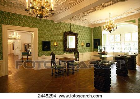 Picture - Interiors of museum, Koethen, Wittenberg, Saxony-Anhalt, Germany . Fotosearch