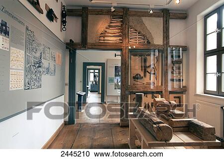 Stock Image - Interiors of museum, Wernigerode, Saxony-Anhalt, Germany . Fotosearch
