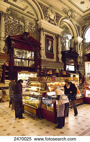 Stock Photography - Interiors of store, Tverskaya Street, Moscow, Russia . Fotosearch