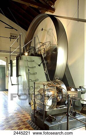 Stock Image - Interiors of waterpower museum . Fotosearch