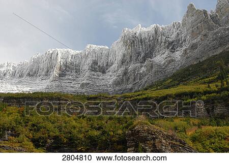 Low angle view of rock formations, Glacier National Park, Montana, USA View Large Photo Image Stock Image - Low angle view of rock formations, Glacier National Park, Montana, USA . Fotosearch
