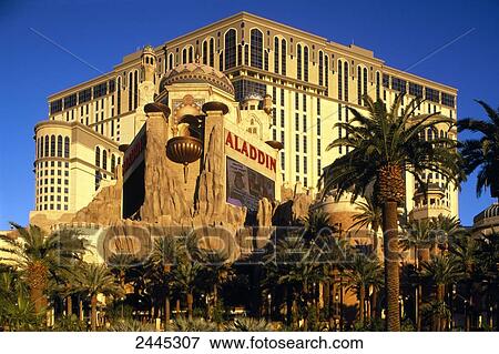 Palm trees in front of casino, Las Vegas, Nevada, USA View Large Photo Image Stock Photo - Palm trees in front of casino, Las Vegas, Nevada, USA . Fotosearch