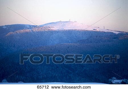 Panoramic view of mountain range, Black Forest, Germany View Large Photo Image Stock Image - Panoramic view of mountain range, Black Forest, Germany . Fotosearch