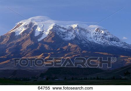 Stock Photography - Panoramic view of mountain range, Ecuador . Fotosearch