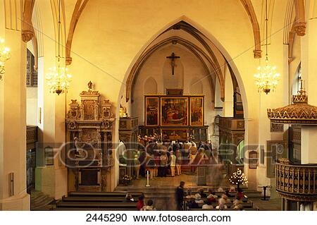 People in church, Wittenberg, Saxony-Anhalt, Germany View Large Photo Image Stock Image - People in church, Wittenberg, Saxony-Anhalt, Germany . Fotosearch