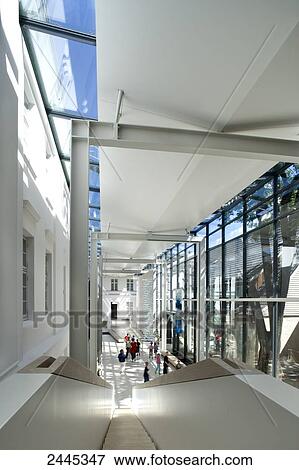 Stock Photo - People in museum, Greifswald, Mecklenburg-Western Pomerania, Germany . Fotosearch