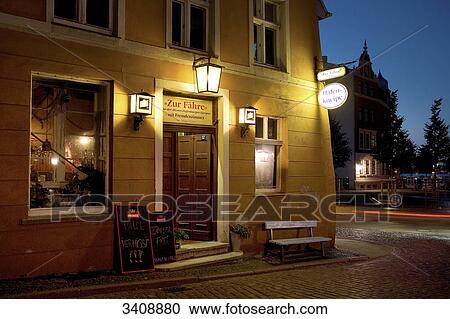 Pub in Stralsund, Germany View Large Photo Image Stock Image - Pub in Stralsund, Germany . Fotosearch