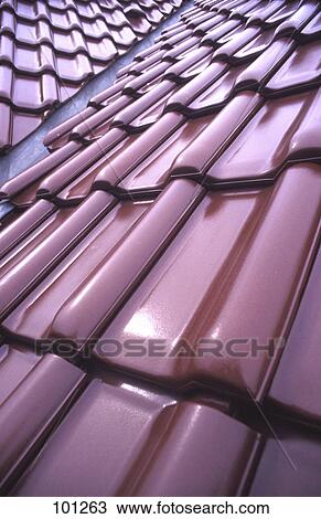 Roof bricks, close-up View Large Photo Image Stock Image - Roof bricks, close-up . Fotosearch