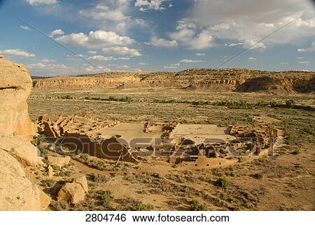 Ruins on landscape, Pueblo Bonito, Chaco Canyon, Chaco Culture National Historic Park, New Mexico, USA View Large Photo Image Stock Photograph - Ruins on landscape, Pueblo Bonito, Chaco Canyon, Chaco Culture National Historic Park, New Mexico, USA . Fotosearch