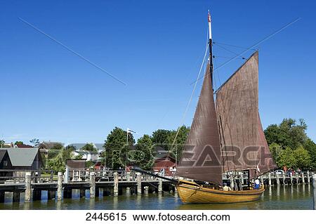 Sailing ship at dock, Ahrenshoop, Fischland-Darss-Zingst Peninsula, Mecklenburg-West Pomerania, Germany View Large Photo Image Stock Photography - Sailing ship at dock, Ahrenshoop, Fischland-Darss-Zingst Peninsula, Mecklenburg-West Pomerania, Germany . Fotosearch