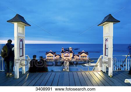 Sellin pier, Ruegen, Germany, elevated view View Large Photo Image Stock Image - Sellin pier, Ruegen, Germany, elevated view . Fotosearch