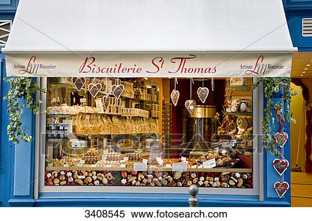 Shop window of a biscuiterie, Strasbourg, France View Large Photo Image Stock Photography - Shop window of a biscuiterie, Strasbourg, France . Fotosearch