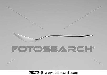 Stock Photo - Side profile of spoon . Fotosearch