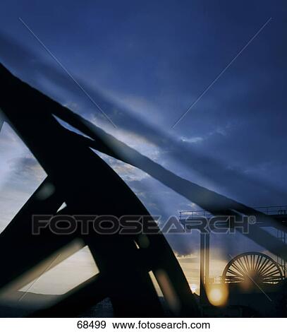 Stock Photo - Silhouette of wheel . Fotosearch