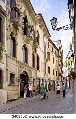 View of Casa Pigafetta, Vicenza, Italy View Large Photo Image Stock Image - View of Casa Pigafetta, Vicenza, Italy . Fotosearch
