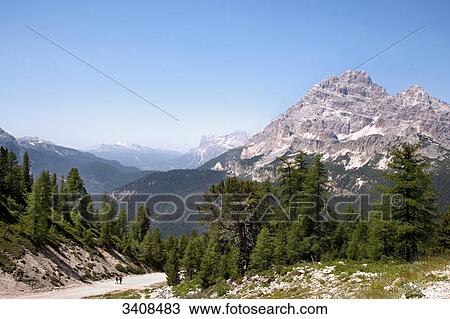 View of Monte Cristallo, Venetia, Italy, elevated view View Large Photo Image Stock Image - View of Monte Cristallo, Venetia, Italy, elevated view . Fotosearch