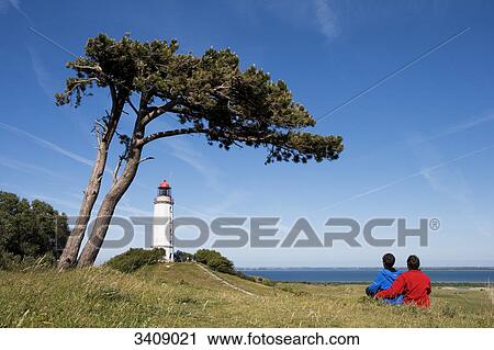 View of the Dornbusch Lighthouse, Hiddensee, Germany, low angle view View Large Photo Image Stock Image - View of the Dornbusch Lighthouse, Hiddensee, Germany, low angle view . Fotosearch
