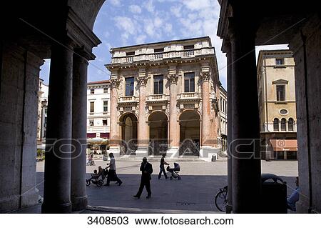 View of the Palazzo del Capitaniato, Vicenza, Italy View Large Photo Image Stock Image - View of the Palazzo del Capitaniato, Vicenza, Italy . Fotosearch