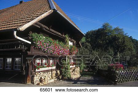 Window box of farm house, Oberried, Breisgau-Hochschwarzwald, Baden-Wuerttemberg, Germany View Large Photo Image Stock Image - Window box of farm house, Oberried, Breisgau-Hochschwarzwald, Baden-Wuerttemberg, Germany . Fotosearch
