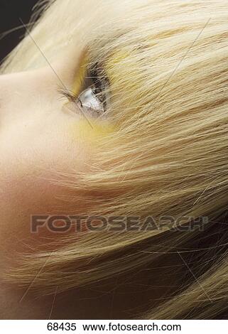 Young woman with makeup, detail View Large Photo Image Stock Photography - Young woman with makeup, detail . Fotosearch