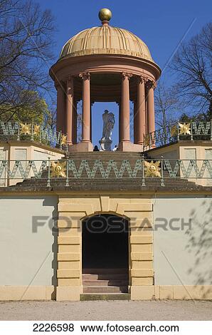 Stock Photo - Archway under gazebo, Apollotempel, Schwetzingen, Germany . Fotosearch