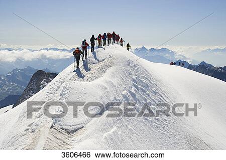 Ascent to Grossvenediger, Alps, Austria View Large Photo Image Stock Photograph - Ascent to Grossvenediger, Alps, Austria . Fotosearch