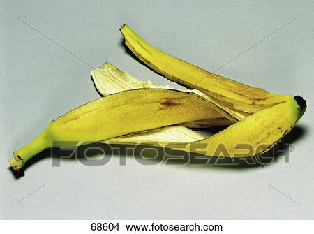 Bananenschale Nahaufnahme Bild Fotosearch