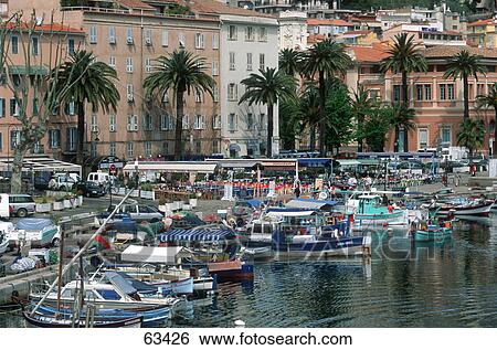 Boats moored at harbor, Ajaccio, Corsica, France View Large Photo Image Stock Photograph - Boats moored at harbor, Ajaccio, Corsica, France . Fotosearch