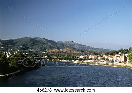 Bridge across river View Large Photo Image Stock Photo - Bridge across river . Fotosearch