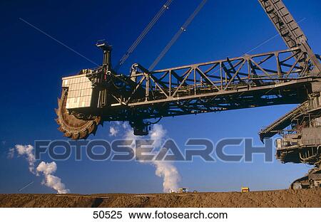 Bucket wheel excavator at opencast mine, Garzweiler, Germany View Large Photo Image Stock Photography - Bucket wheel excavator at opencast mine, Garzweiler, Germany . Fotosearch