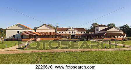 Buildings at open air museum, Roemische Villa Borg, Germany View Large Photo Image Stock Photo - Buildings at open air museum, Roemische Villa Borg, Germany . Fotosearch
