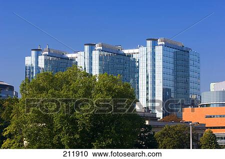 Stock Image - Buildings in city, Brussels, Belgium . Fotosearch