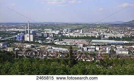 Stock Photography - Buildings in city, Mercedes-Benz Arena, Stuttgart, Baden-Wurttemberg, Germany . Fotosearch