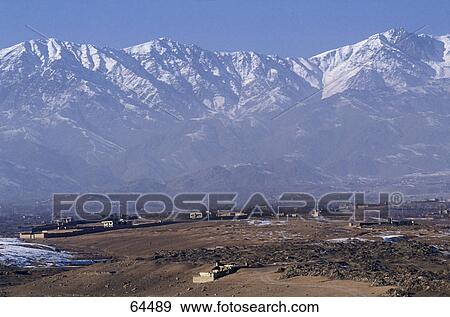 Buildings near mountain range, Hindukush Mountains, Kabul, Afghanistan View Large Photo Image Stock Photo - Buildings near mountain range, Hindukush Mountains, Kabul, Afghanistan . Fotosearch