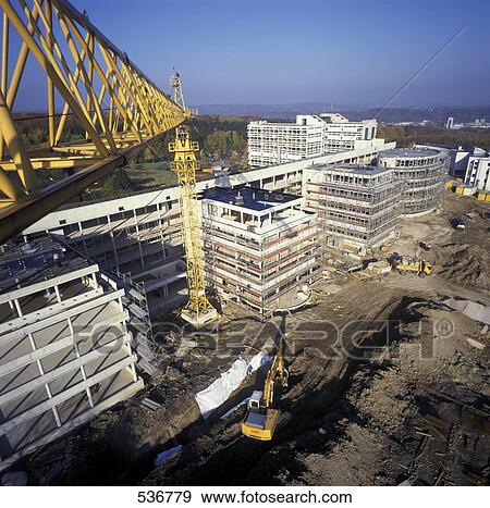 Bulldozer at construction site View Large Photo Image Stock Photo - Bulldozer at construction site . Fotosearch