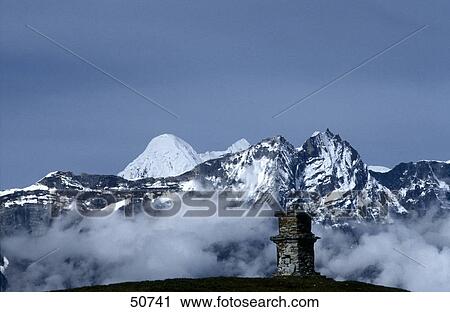 Burial place monument in front of mountains, Pumori, Himalaya Range, Nepal View Large Photo Image Stock Image - Burial place monument in front of mountains, Pumori, Himalaya Range, Nepal . Fotosearch